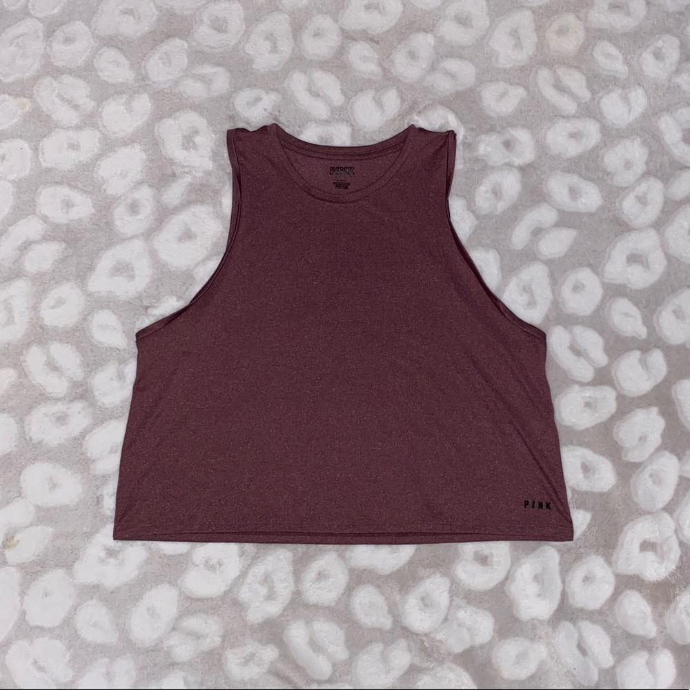 PINK Victoria’s Secret Muscle Crop Top in Size Medium